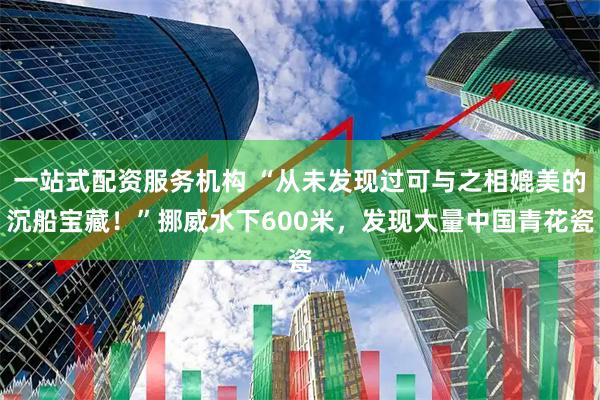 一站式配资服务机构 “从未发现过可与之相媲美的沉船宝藏！”挪威水下600米，发现大量中国青花瓷