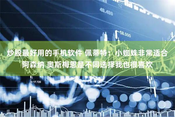 炒股最好用的手机软件 佩蒂特：小蜘蛛非常适合阿森纳 奥斯梅恩是不同选择我也很喜欢